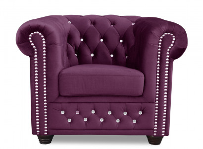 Armchair Club Lounge Designer Recliner Chair Upholstered Sofa 1 Seater TV Textile New
